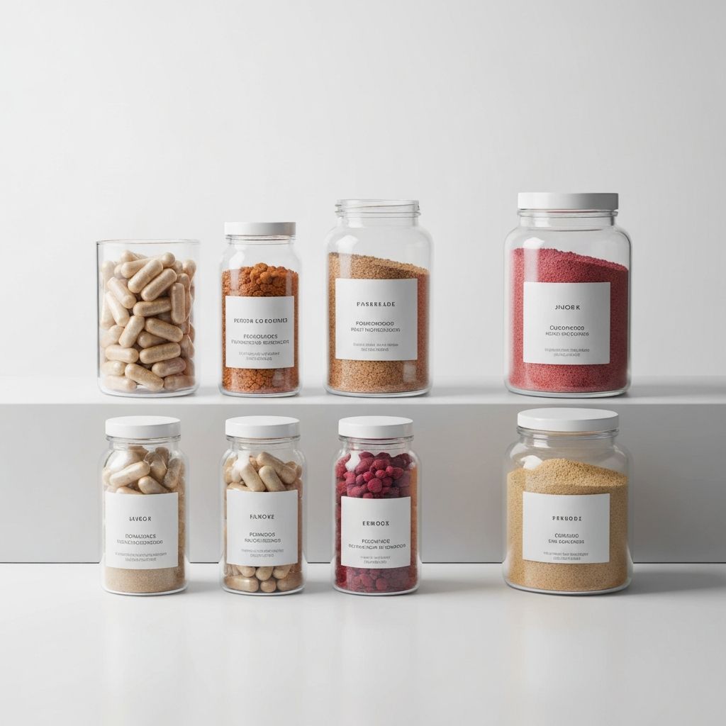 Overview of supplement product categories